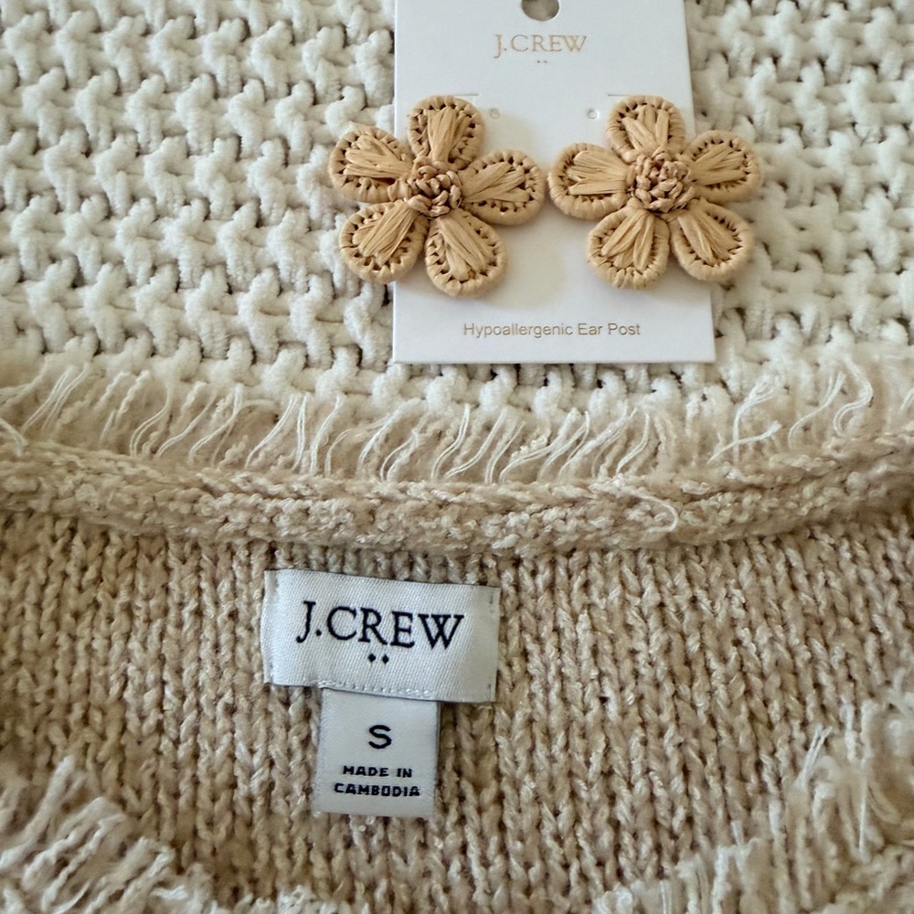 J. Crew Short Sleeve Knit Cardigan - Picture 2 of 3